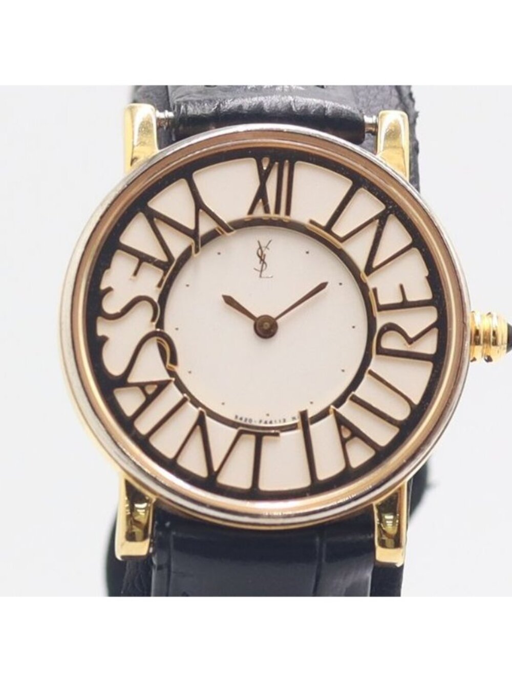 Saint Laurent White Dial Watch